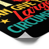 Zu viel Pi - Science Pi Day Pi Symbol Math Lover Poster (Ecke)