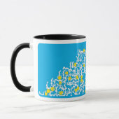 Zu viel Pilates Tasse, blau Tasse (Links)