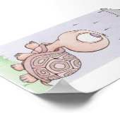 zu viel Regen Poster (Ecke)