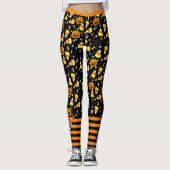 Zu viel Süßes! Halloween Gone Sugar Overload Leggings (Vorderseite)