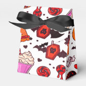 Zu viel Süßigkeiten für Dracula Funny Halloween Geschenkschachtel (Vorderseite)