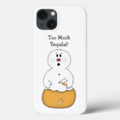 Zu viel Tequila Snowman Case-Mate iPhone Hülle (Rückseite)