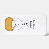 Zu viel Tequila Snowman Case-Mate iPhone Hülle (Rückseite (Horizontal))