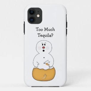 Zu viel Tequila Snowman Case-Mate iPhone Hülle