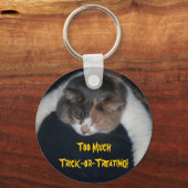Zu viel Trick-or-Treating! Schlüsselanhänger (Vorderseite)