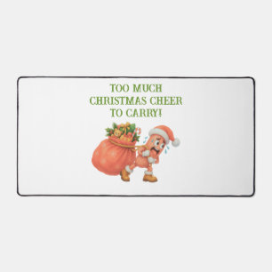 Zu viel Weihnachtsstimmung zum Tragen! Salami Schreibtischunterlage
