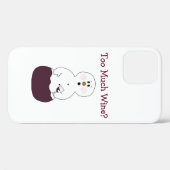 Zu viel Wein Case-Mate iPhone Hülle (Rückseite (Horizontal))