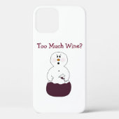 Zu viel Wein Case-Mate iPhone Hülle (Rückseite)