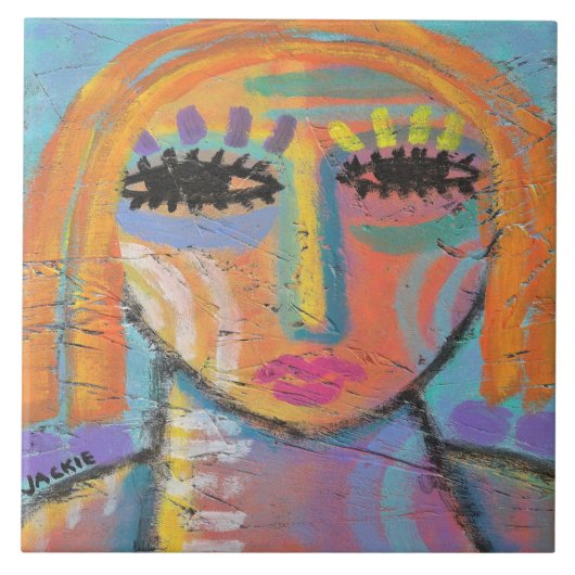 Zu viel zum Abstrakten Zeichnen auf OSB-Mainboard Fliese (Vorderseite)