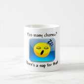 Zu viele Aufgaben? Es gibt ein Nickerchen für das! Kaffeetasse (Mittel)