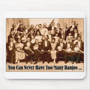 Zu viele Banjos Mousepad
