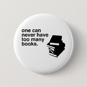zu viele Bücher Button