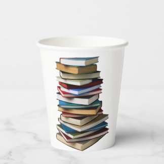 zu viele Bücher gelesen Pappbecher