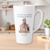 Zu viele Bücher oder Beagles Milchtasse