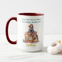 Zu viele Bücher oder Bullhunde