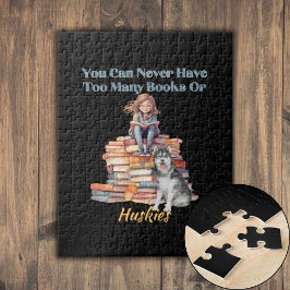 Zu viele Bücher oder Huskies Puzzle