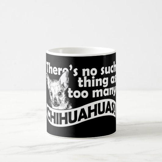 Zu viele Chihuahuas-Tasse Kaffeetasse (Mittel)