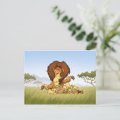 Zu viele Cubs Postkarte (Stehend Vorderseite)