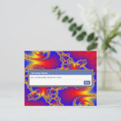 Zu viele Freunde Postkarte (Stehend Vorderseite)