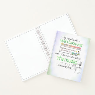 Zu viele Gedanken - Spiral-Notebook Notizblock