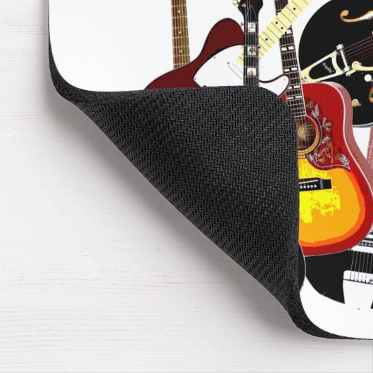 Zu viele Gitarren Mousepad (Ecke)