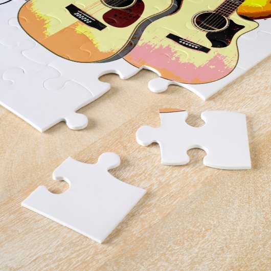 Zu viele Gitarren Puzzle (Seite)
