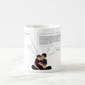 Zu viele Informationen Kaffeetasse (Mittel)