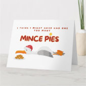 Zu viele Minenkiefern Seagull Karte (Vorderseite)