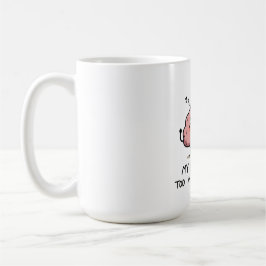 Zu viele Tabs geöffnet – Lustiges Gehirn T-Shirt Kaffeetasse