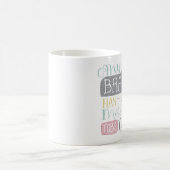 Zu viele Vorsprungs-Tasse Kaffeetasse (Mittel)