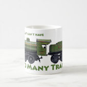 Zu viele Züge! Antike Kaffeetasse (Mittel)