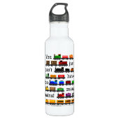 Zu viele Züge Trinkflasche (Vorderseite)