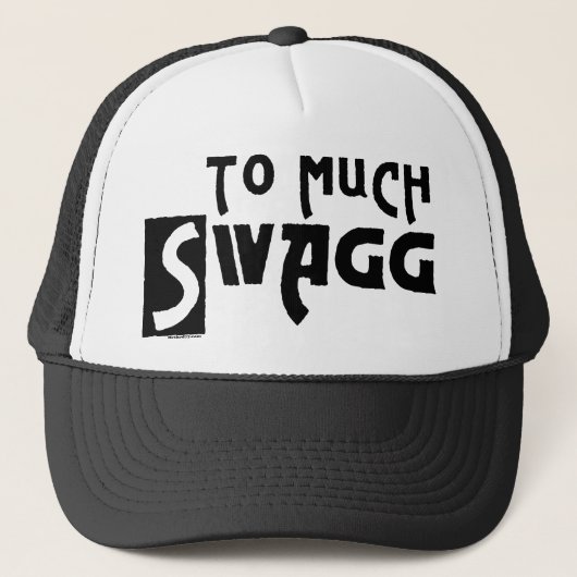 Zu vielem Swagg Truckerkappe (Vorderseite)