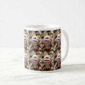 Zu vieles SockMonkeys Kaffeetasse (VorderseiteRechts)