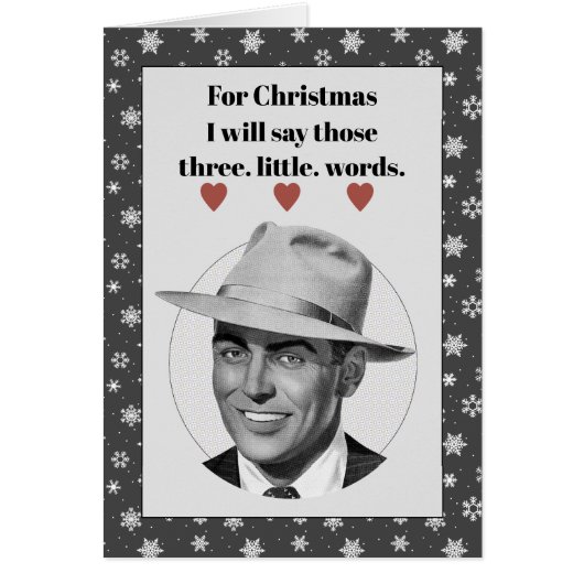 Zu Weihnachten werde ich sagen.. (Vorne)