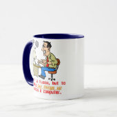 Zu wirklich Err ist Computer (1) Tasse (Vorderseite Links)