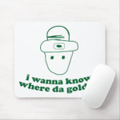 zu wissen ich will, um wo DA-Gold an Mousepad (Mit Mouse)