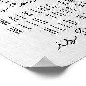 Zu wissen, wann man weggeht, ist Weisheit Poster (Ecke)