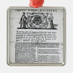 Zu Worshipful Company der Rahmen-Arbeit-Stricker Silbernes Ornament