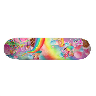 Zu zu leckere Regenbogen Einhorn u. Skateboard