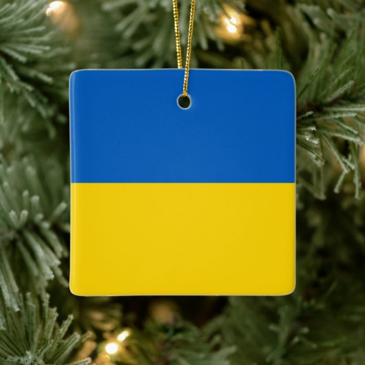 zUA001 UKRAINE FLAG ukrainian, Keramikornament (Baum)