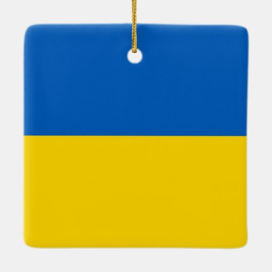 zUA001 UKRAINE FLAG ukrainian, Keramikornament (Rückseite)