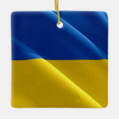 zUA002 UKRAINE winkend FLAG ukrainian, Keramikornament (Vorderseite)