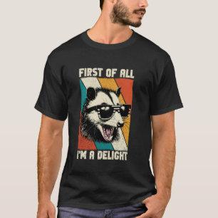 Zuallererst bin ich ein erstaunlich sarkastischer, T-Shirt