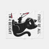 Zuallererst bin ich ein erstaunlicher, sonniger Sa Fleecedecke (Vorderseite (Horizontal))