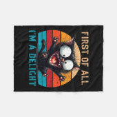 Zuallererst bin ich ein erstaunlicher, sonniger Sa Fleecedecke (Vorderseite (Horizontal))