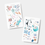 Zubehör für medizinisches Abzeichen Ausweis (Vorder- & Rückseite)