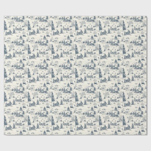 Zubehör für Weihnachtsbaummuster Geschenkpapier (Flach)