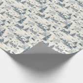 Zubehör für Weihnachtsbaummuster Geschenkpapier (Ecke)