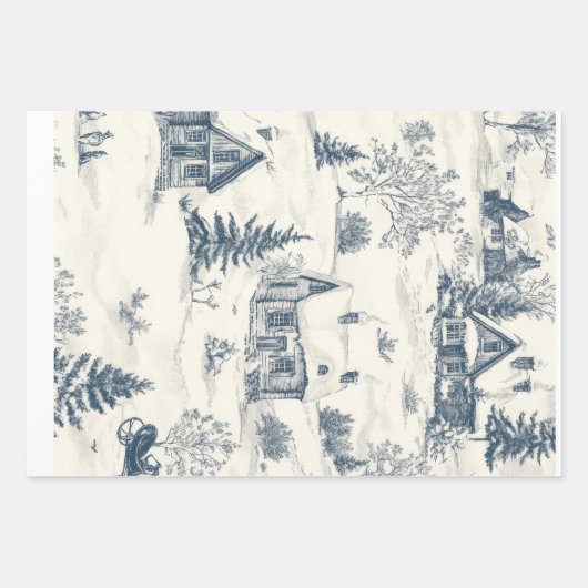 Zubehör für Weihnachtsbaummuster Geschenkpapier Set (Vorderseite 2)